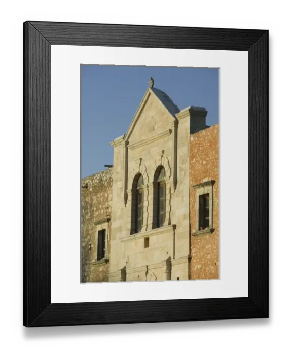 Framed Print : GREECE, CRETE, Rethymno Province, Moni Arkadiou: 16th century Venetian, built Monastery Framed Print : GREECE, CRETE, Rethymno Province, Moni Arkadiou: 16th century Venetian, built Monastery