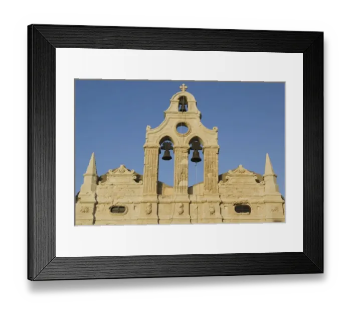 Framed Print : GREECE, CRETE, Rethymno Province, Moni Arkadiou: 16th century Venetian, built Monastery