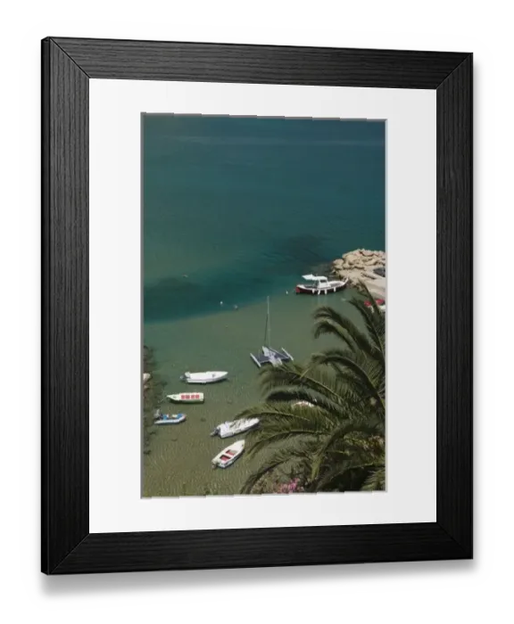 Framed Print : GREECE, CRETE, Hania Province, Almyrida: Kalyvia Bay Resort Town, Small Marina Framed Print : GREECE, CRETE, Hania Province, Almyrida: Kalyvia Bay Resort Town, Small Marina