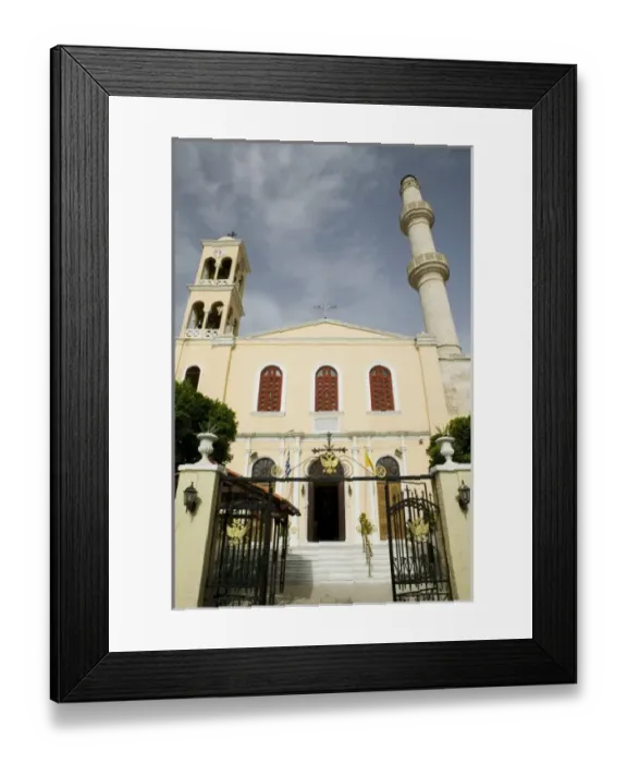 Framed Print : GREECE, CRETE, Hania Province, Hania: Church at the East end of 1821 Square Framed Print : GREECE, CRETE, Hania Province, Hania: Church at the East end of 1821 Square
