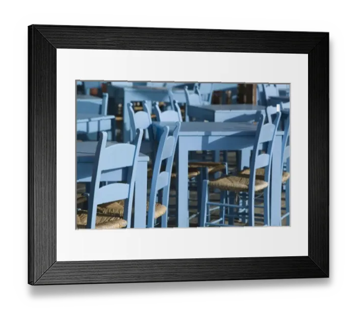Framed Print : GREECE, CRETE, Hania Province, Hania: Venetian Port / Cafe Tables Framed Print : GREECE, CRETE, Hania Province, Hania: Venetian Port / Cafe Tables
