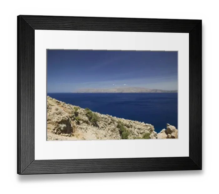 Framed Print : GREECE, CRETE, Hania Province, Gramvousa Peninsula: View of the Kissamos Gulf Framed Print : GREECE, CRETE, Hania Province, Gramvousa Peninsula: View of the Kissamos Gulf