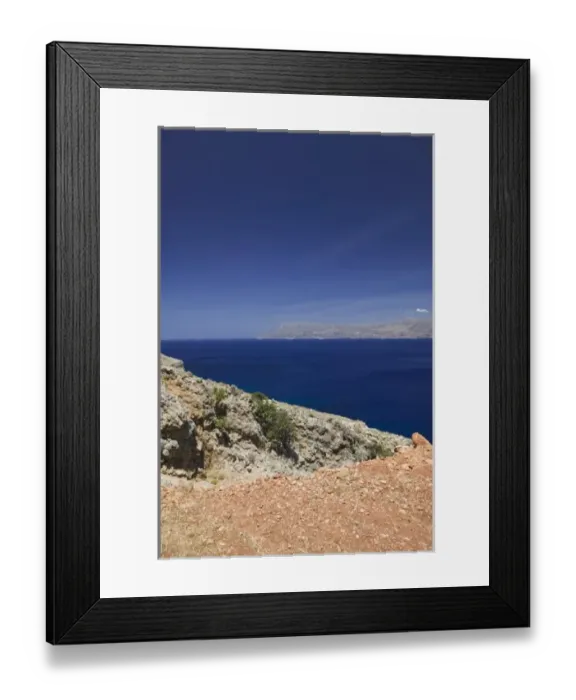 Framed Print : GREECE, CRETE, Hania Province, Gramvousa Peninsula: View of the Kissamos Gulf Framed Print : GREECE, CRETE, Hania Province, Gramvousa Peninsula: View of the Kissamos Gulf