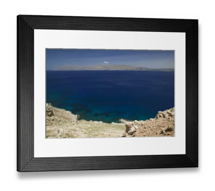 Framed Print : GREECE, CRETE, Hania Province, Gramvousa Peninsula: View of the Kissamos Gulf Framed Print : GREECE, CRETE, Hania Province, Gramvousa Peninsula: View of the Kissamos Gulf