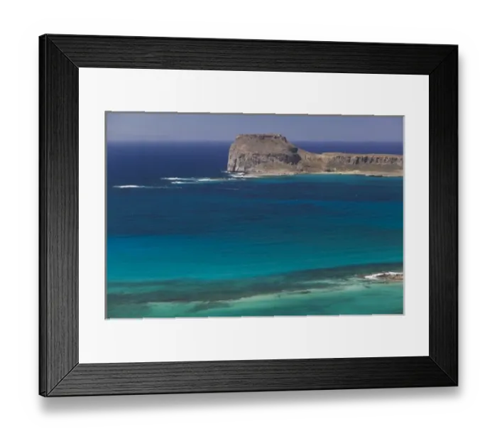 Framed Print : GREECE, CRETE, Hania Province, Gramvousa Peninsula: Balos Beach Coast View Framed Print : GREECE, CRETE, Hania Province, Gramvousa Peninsula: Balos Beach Coast View