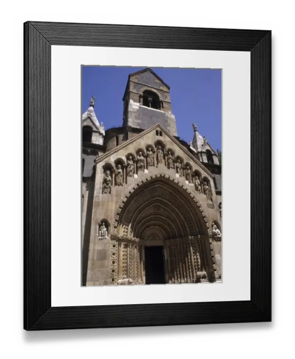 Framed Print : Budapest Hungary historical Vajdahunyard Catholic Church Framed Print : Budapest Hungary historical Vajdahunyard Catholic Church