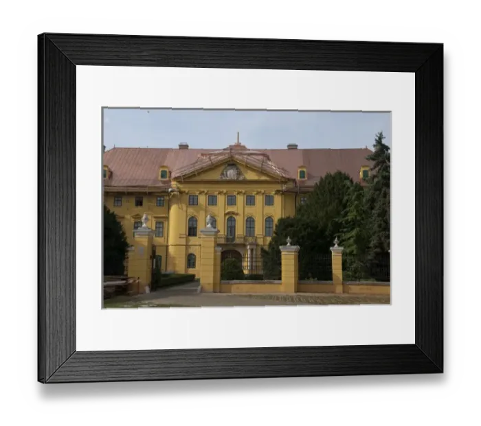 Framed Print : Hungary, Kalocsa. Historic baroque Archbishops Palace Framed Print : Hungary, Kalocsa. Historic baroque Archbishops Palace