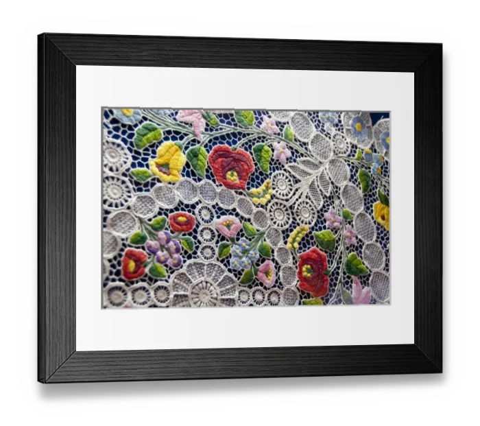 Framed Print : Hungary, Kalocsa. Historic Regional Peasant House Museum of Folk Art (aka Nepmuveszeti Tajhaz)