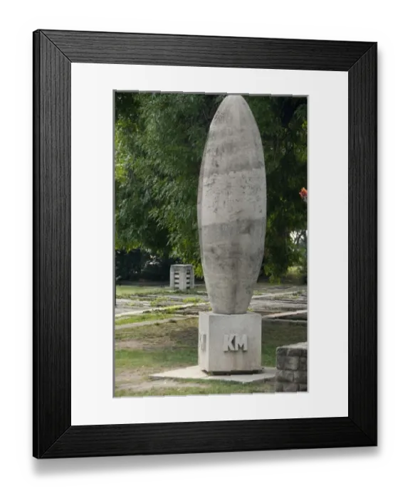 Framed Print : Hungary, Budapest. Buda, kilometer marker zero where all distances are measured from in Hungary Framed Print : Hungary, Budapest. Buda, kilometer marker zero where all distances are measured from in Hungary