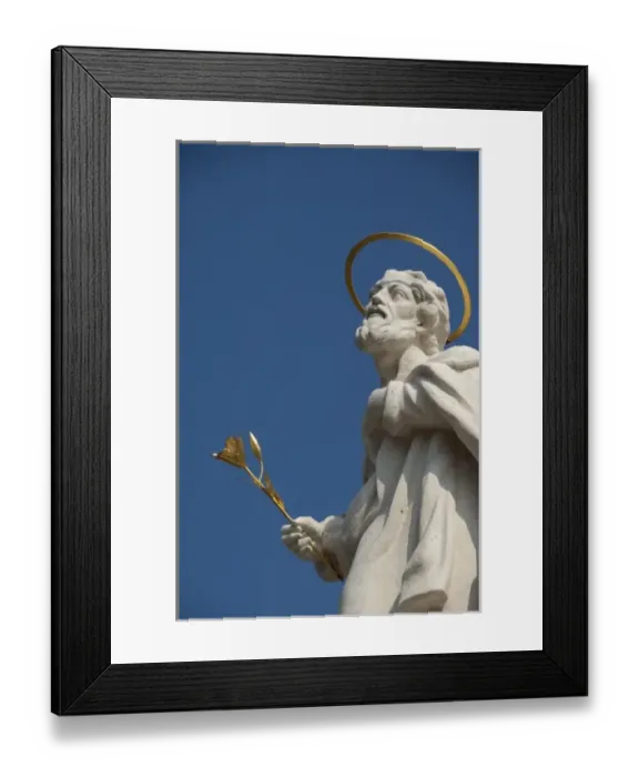 Framed Print : Hungary, Budapest, Buda, Castle Hill, Holy Trinity Square. Monument to the victims