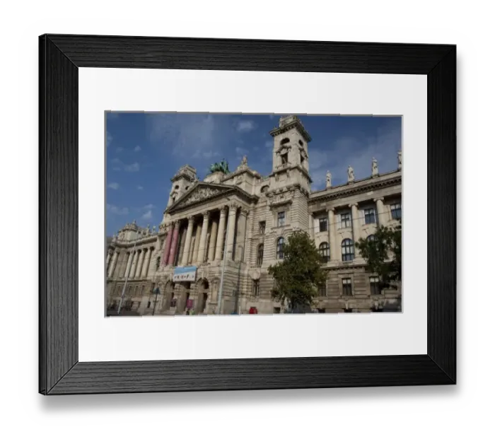 Framed Print : Hungary, capital city of Budapest. Historic building now home to the Ethnographical Museum Framed Print : Hungary, capital city of Budapest. Historic building now home to the Ethnographical Museum
