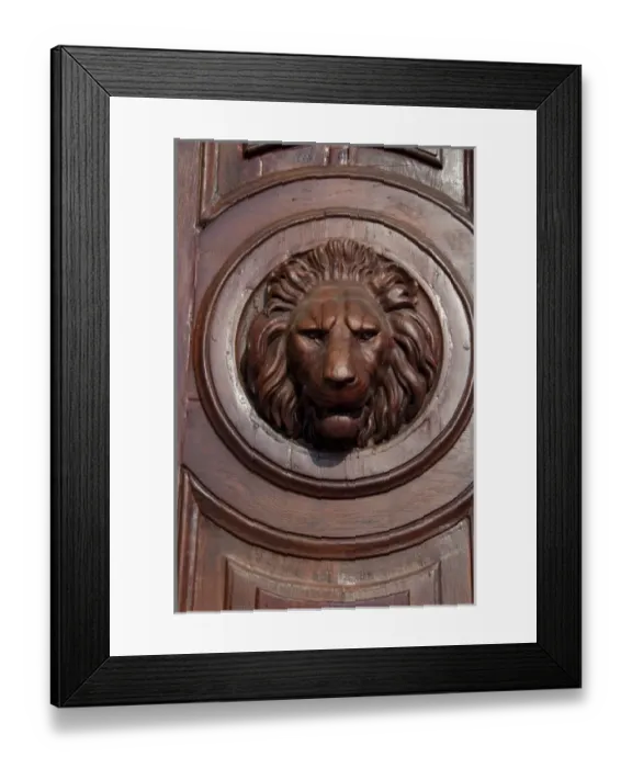 Framed Print : Hungary, capital city of Budapest. Historic wooden door detail Framed Print : Hungary, capital city of Budapest. Historic wooden door detail