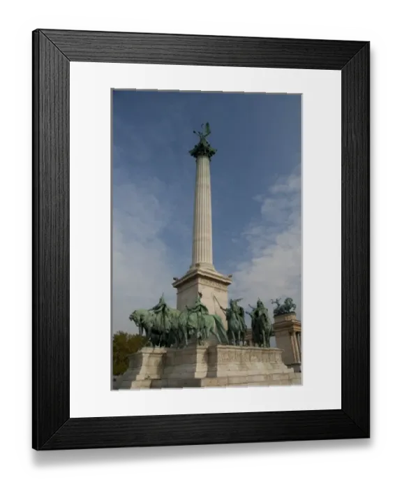 Framed Print : Hungary, Budapest, Pest, Heros Square. Millennium Monument built in 1896 for citys 1 Framed Print : Hungary, Budapest, Pest, Heros Square. Millennium Monument built in 1896 for citys 1