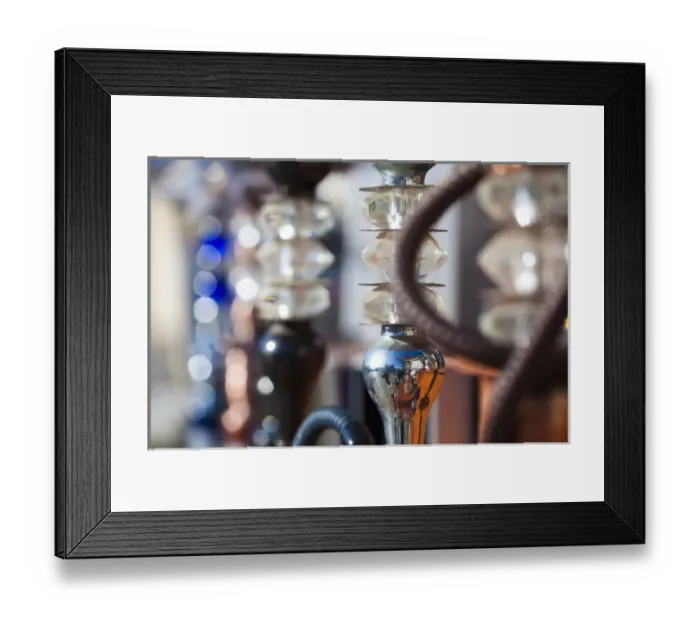 Framed Print : Israel, The Negev, Eilat, Red Sea beachfront, sheesha water pipes Framed Print : Israel, The Negev, Eilat, Red Sea beachfront, sheesha water pipes