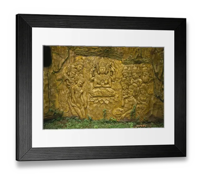 Framed Print : Asia, Indonesia, Bali. Ornate Hindu sculpure Framed Print : Asia, Indonesia, Bali. Ornate Hindu sculpure