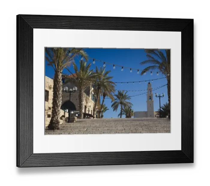 Framed Print : Israel, Tel Aviv, Jaffa, stairs, Old Jaffa Framed Print : Israel, Tel Aviv, Jaffa, stairs, Old Jaffa