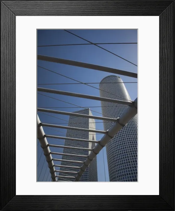 Framed Print : Israel, Tel Aviv, buildings of Azrieli Center Framed Print : Israel, Tel Aviv, buildings of Azrieli Center