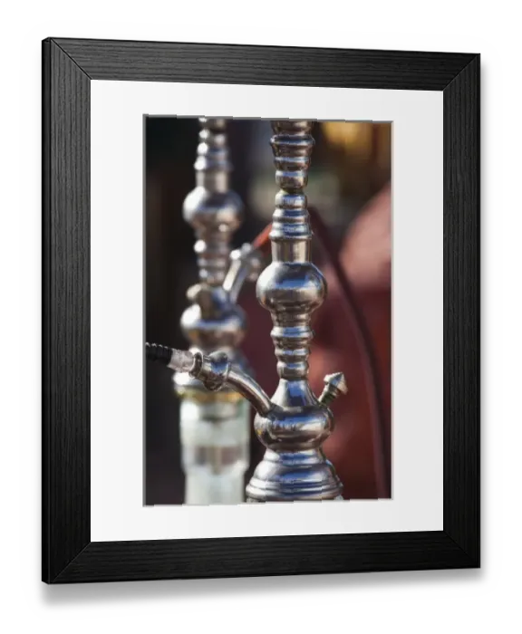 Framed Print : Israel, The Negev, Eilat, Red Sea beachfront, sheesha water pipes Framed Print : Israel, The Negev, Eilat, Red Sea beachfront, sheesha water pipes