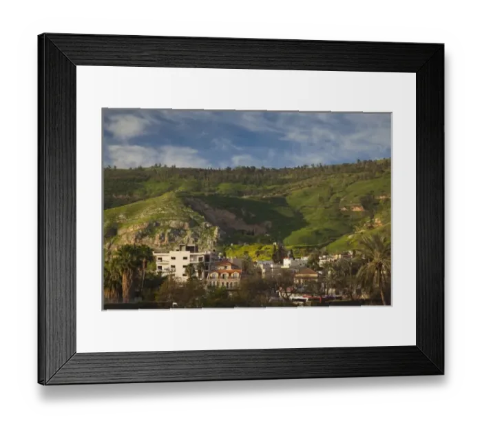 Framed Print : Israel, The Galilee, Tiberias, hillside view