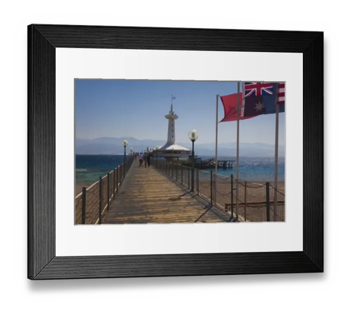 Framed Print : Israel, The Negev, Eilat, Red Sea, Underwater Marine Park, observation tower Framed Print : Israel, The Negev, Eilat, Red Sea, Underwater Marine Park, observation tower