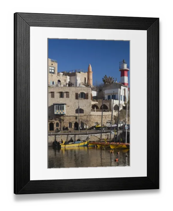Framed Print : Israel, Tel Aviv, Jaffa, Jaffa Old Port Framed Print : Israel, Tel Aviv, Jaffa, Jaffa Old Port