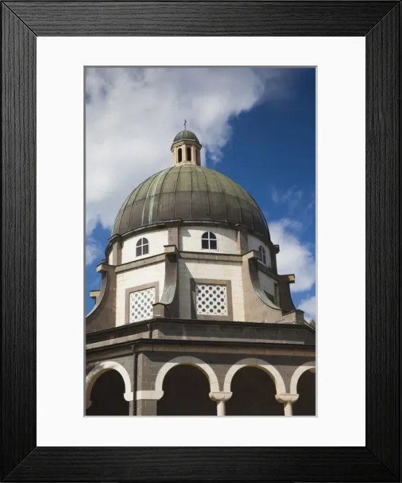 Framed Print : Israel, The Galilee, Tabgha, Mount of the Beatitudes, Church of the Beatitudes, exterior Framed Print : Israel, The Galilee, Tabgha, Mount of the Beatitudes, Church of the Beatitudes, exterior