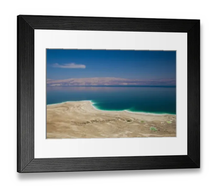 Framed Print : Israel, Dead Sea, Metzoke Dragot, elevated view of the Dead Sea Framed Print : Israel, Dead Sea, Metzoke Dragot, elevated view of the Dead Sea