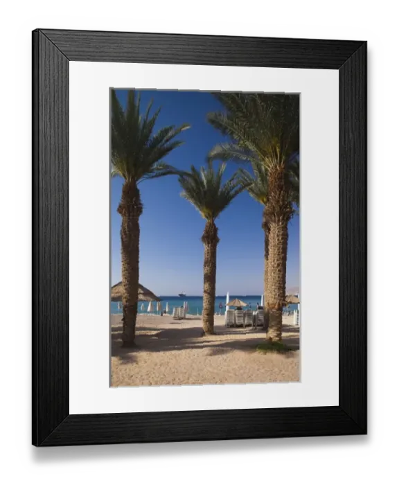 Framed Print : Israel, The Negev, Eilat, Red Sea beachfront Framed Print : Israel, The Negev, Eilat, Red Sea beachfront