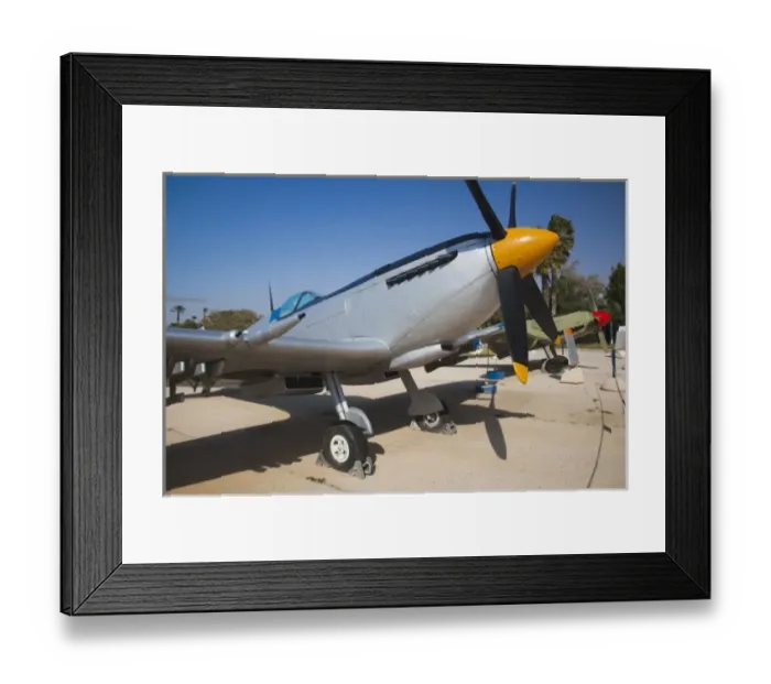 Framed Print : Israel, The Negev, Be-er Sheva, Israeli Air Force Museum, Hatzerim Israeli Air Force base