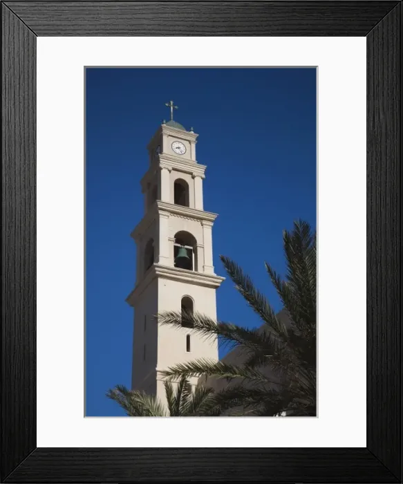 Framed Print : Israel, Tel Aviv, Jaffa and Saint Peters Monastery