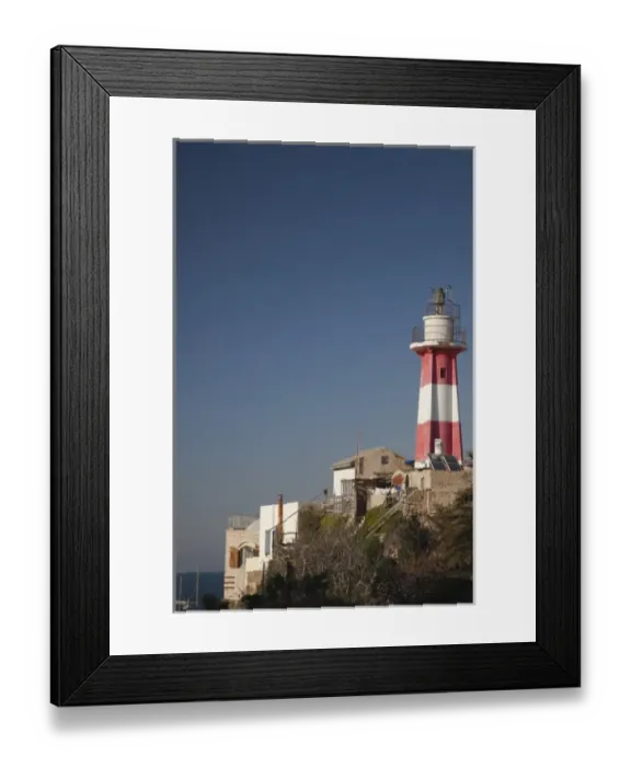 Framed Print : Israel, Tel Aviv, Jaffa, Jaffa Old Port, lighthouse Framed Print : Israel, Tel Aviv, Jaffa, Jaffa Old Port, lighthouse