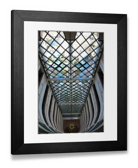 Framed Print : Israel, The Negev, Eilat, atrium of Herods Palace Hotel Framed Print : Israel, The Negev, Eilat, atrium of Herods Palace Hotel
