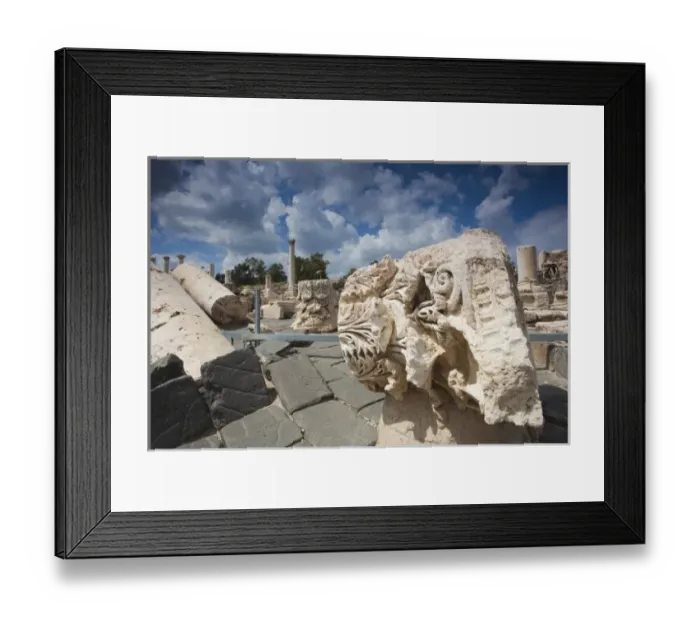 Framed Print : Israel, The Galilee, Beit She-an, Beit She-An National Park, Roman-era ruins Framed Print : Israel, The Galilee, Beit She-an, Beit She-An National Park, Roman-era ruins