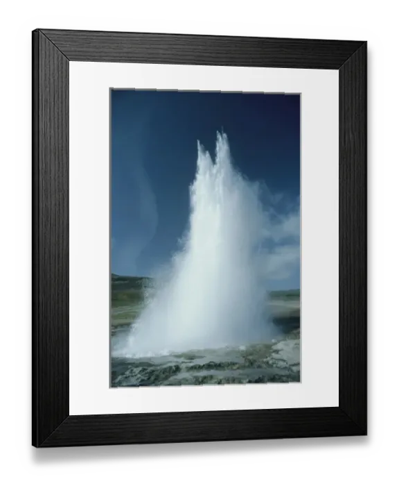 Framed Print : Iceland, Strokkur (The Churn) active geyser, near Reykjavik, erupts every 4-10 minutes Framed Print : Iceland, Strokkur (The Churn) active geyser, near Reykjavik, erupts every 4-10 minutes