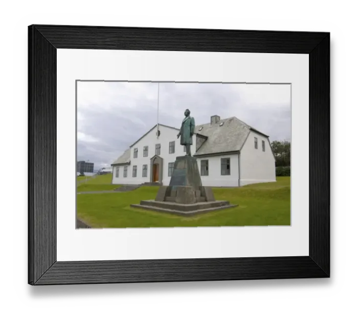 Framed Print : Iceland, Reykjavik, Government House, offices of the Prime Minister Framed Print : Iceland, Reykjavik, Government House, offices of the Prime Minister