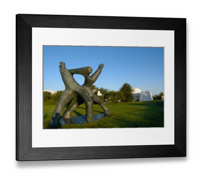 Framed Print : Iceland, Reykjavik, Asmundur Sveinsson Sculpture Gallery Helreidin 1944