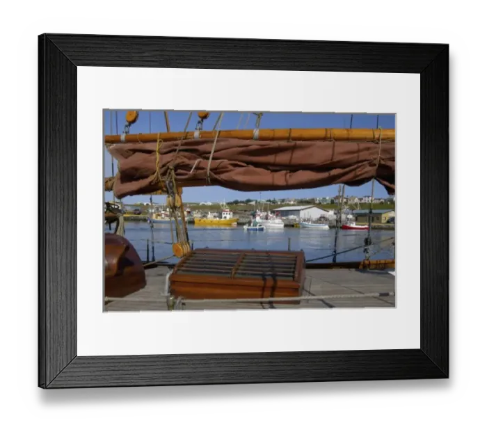 Framed Print : Iceland, Husavik, sailing vessel Framed Print : Iceland, Husavik, sailing vessel