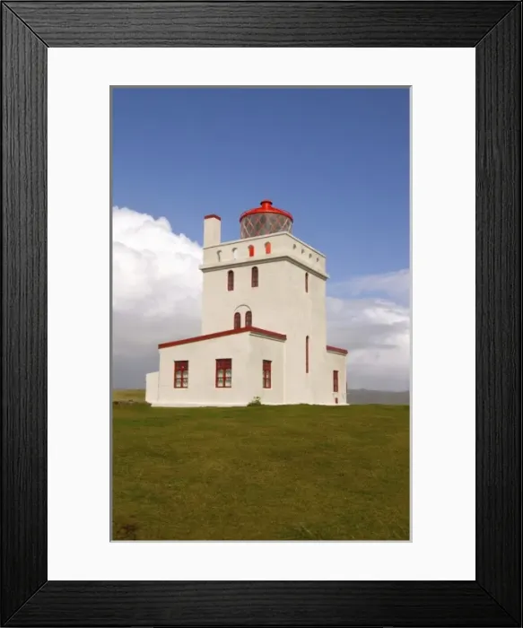 Framed Print : Iceland, Vik, Dyrholaey Light (Vik Lighthouse), Dyrholaos bay Framed Print : Iceland, Vik, Dyrholaey Light (Vik Lighthouse), Dyrholaos bay