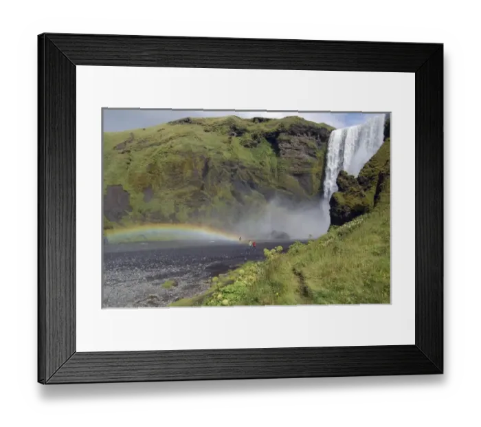 Framed Print : Skogafoss waterfall, Skogar, Iceland Framed Print : Skogafoss waterfall, Skogar, Iceland
