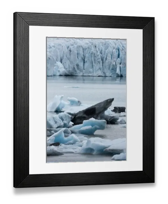 Framed Print : Iceland, Skaftafell National Park, Icebergs from Vatnajokull Glacier in Fjarllson Lake Framed Print : Iceland, Skaftafell National Park, Icebergs from Vatnajokull Glacier in Fjarllson Lake