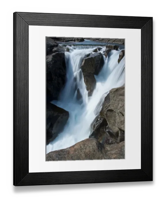 Framed Print : Waterfall in southeastern Iceland Framed Print : Waterfall in southeastern Iceland