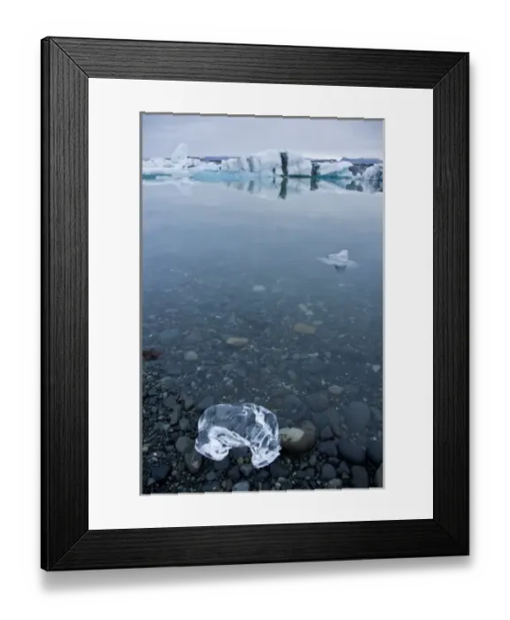 Framed Print : Jokulsarlon glacial lake in southern Iceland
