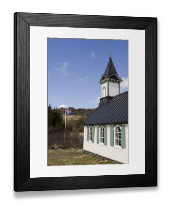 Framed Print : Church, Thingvellir National Park, Iceland Framed Print : Church, Thingvellir National Park, Iceland