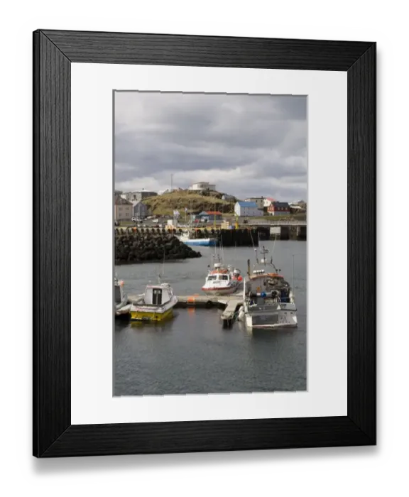 Framed Print : Stykkisholmur, Snaefellsnes Peninsula, Iceland