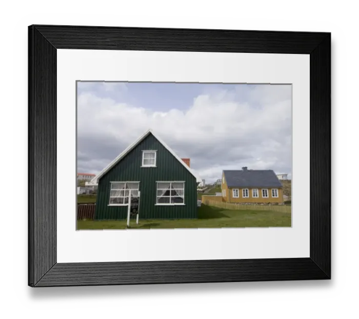 Framed Print : Stykkisholmur, Snaefellsnes Peninsula, Iceland