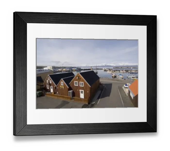 Framed Print : Husavik, Iceland Framed Print : Husavik, Iceland
