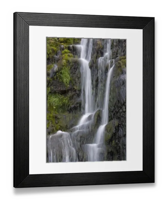 Framed Print : Ireland, Donegal. View of Assarnacally Waterfall
