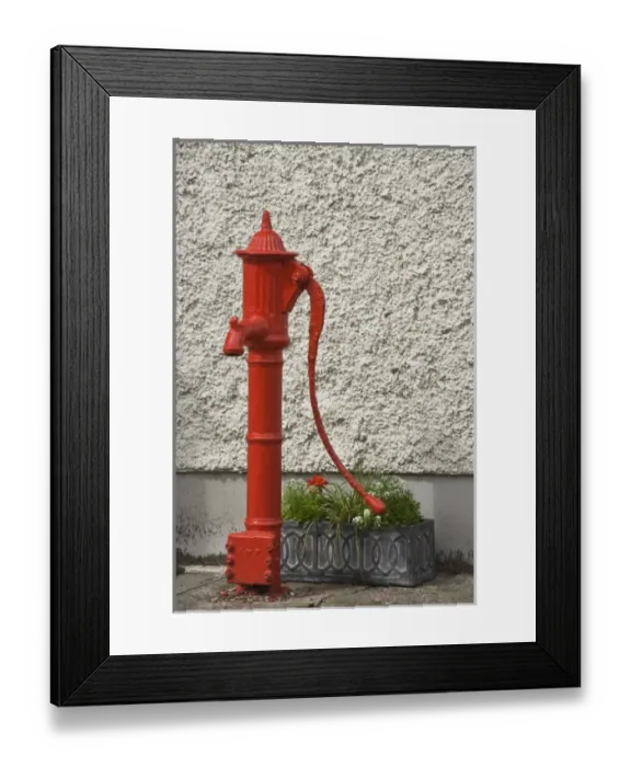 Framed Print : Ireland. Traditional hand-powered water pump Framed Print : Ireland. Traditional hand-powered water pump