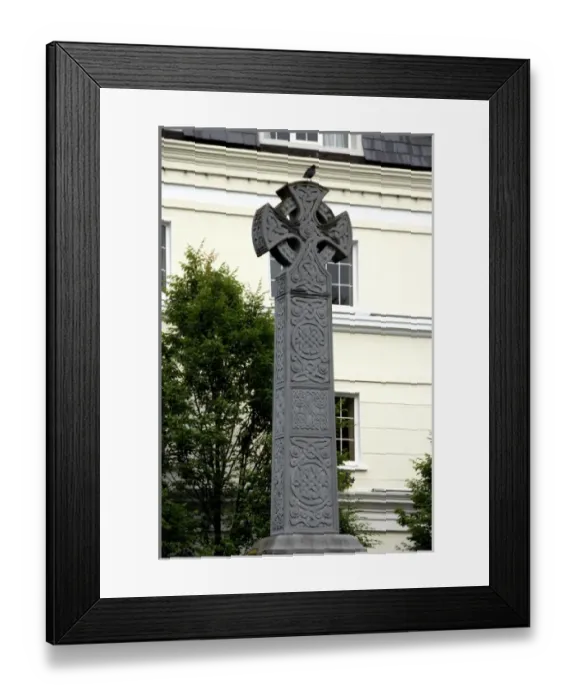 Framed Print : Europe, Ireland, Killarney. Celtic cross. THIS IMAGE RESTRICTED - Not available to U Framed Print : Europe, Ireland, Killarney. Celtic cross. THIS IMAGE RESTRICTED - Not available to U