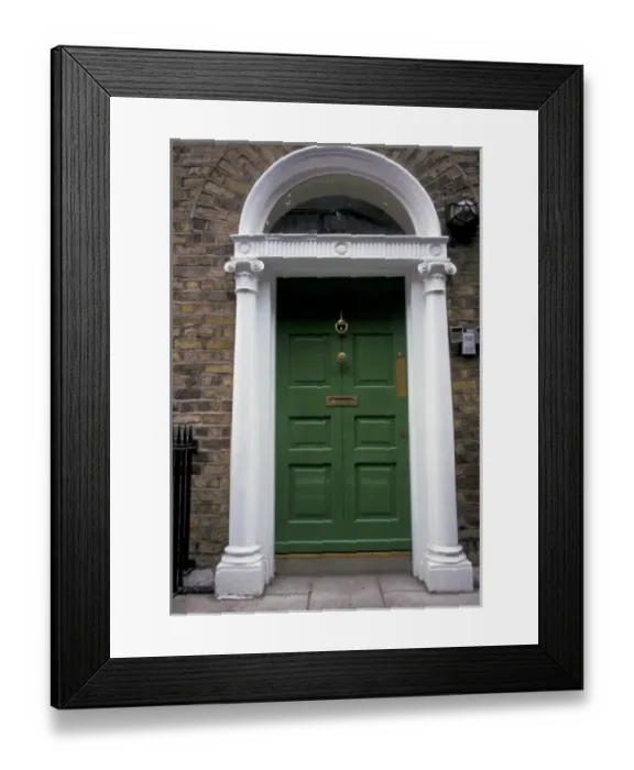 Framed Print : Ireland, Dublin. Door Framed Print : Ireland, Dublin. Door